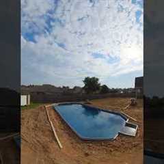 Semi in ground pool! #shorts #pool #summer