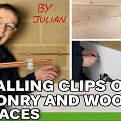 Installing Clips on Masonry and Wooden surfaces - Level 1 plumbing