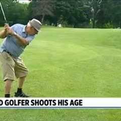 Still golfing, 96-year-old makes new friends at the course