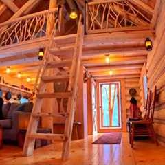 Full Build! Canadian Wilderness Log Cabin by Father & Son Off-Grid!