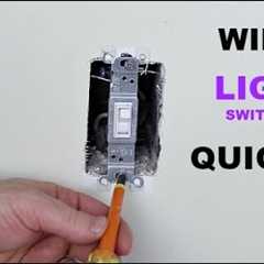 How to Wire a Light Switch (5 Smart Tips You Should Know)  -- by Home Repair Tutor
