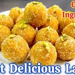 No Besan, No Ghee, No Mawa –3 Ingredients Most Delicious Ladoo | Summer Special Perfect Ladoo Recipe