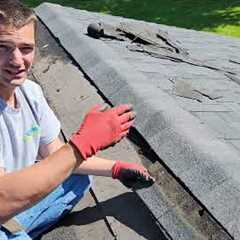 Wind damaged roof / shingle repair