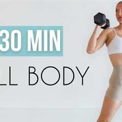 30 MIN FULL BODY TONING & STRENGTH (Total Body Workout At Home)