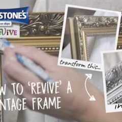 How To Revive a Vintage Frame with Johnstone's Metallic Paint - Silver | B&M Stores