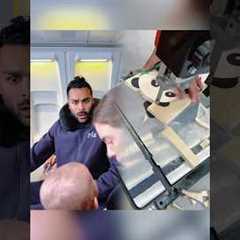 Worst flight ever @Tayray Texas #funny #pov #viral #comedy #fyp #skit #foryou