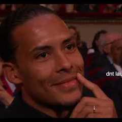Virgil Van Dijk giggles at Cristiano Ronaldo's SIUUUU!!!