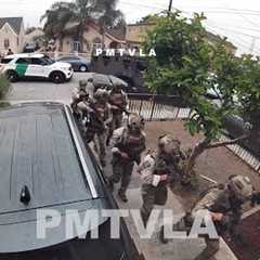 ICE Federal Agents Raid Huntington Park Home
