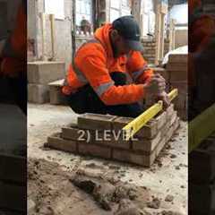 4 Basic Skills in Bricklaying.