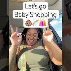 Let’s go baby shopping 🛍️👶🏽🍼 #vlog #pregnancy #momtobe #shoppingvlog #wife