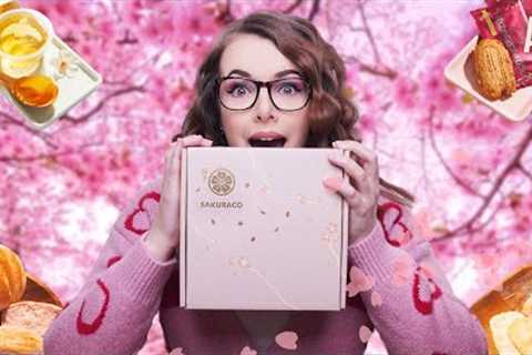 FIRST LOOK: SAKURACO 🌸 Sakura Afternoon Tea | Japanese Snack Subscription