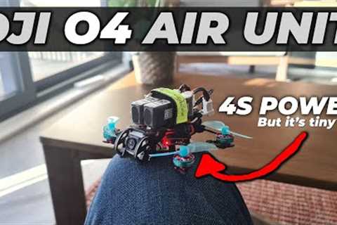I put the DJI O4 Air Unit on a TINY drone.... with 4S Power?!