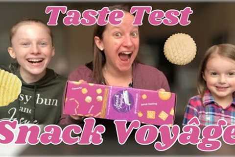 Snack Voyage Unboxing Taste Test Review {Food Subscription Box}