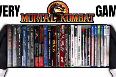I Unboxed Every MORTAL KOMBAT Game EVER
