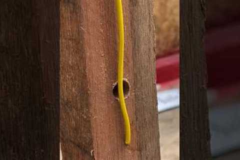 New technique to secure electrical wires like a pro#electrical #trick #wires #USA