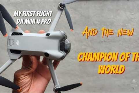 My First flight with the DJI mini 4 Pro, is it as good as they say?