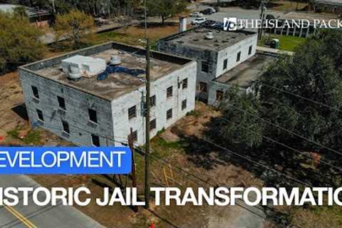Drone Video Shows Beaufort's Old City Jail Before Its Conversion Into Condominiums
