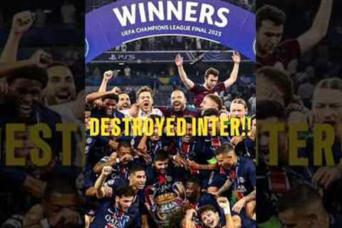 PSG desroys Inter in the champions league final and makes dembele the ballon d'or favourite!😱😱