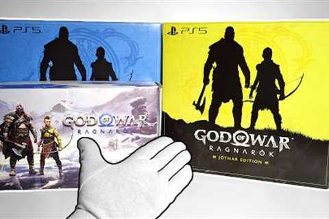 Unboxing GOD OF WAR RAGNARÖK Jötnar, DualSense, Press kit & Collector's Edition [PS5]