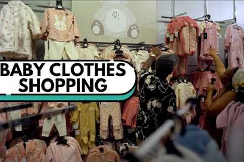 SHOPPING FOR BABY CLOTHES FOR THE FIRST TIME.