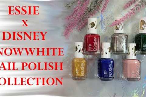 Essie x Disney's Snow White Collection | Review + Swatches on the Natural Nails