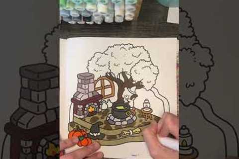 Working some more on this page! #cozycoloring #colorwithme #coloring #cocowyo #hobbies #hobby