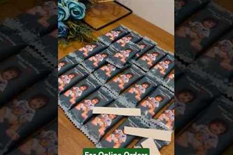 😍👉💥Customized chocolate cover photos🎁🥳🎊 #chocolate #shorts #reels #trending #love #birthday..