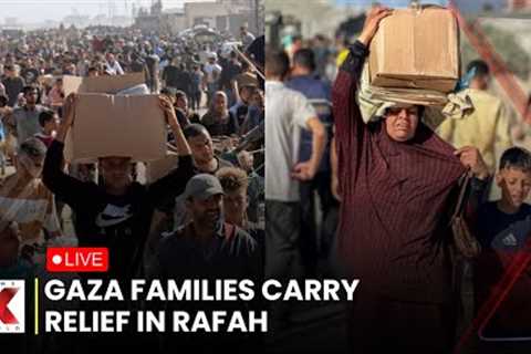 Gaza Aid LIVE: Palestinians Carry Essential Aid Through Rafah Streets | NewsX World