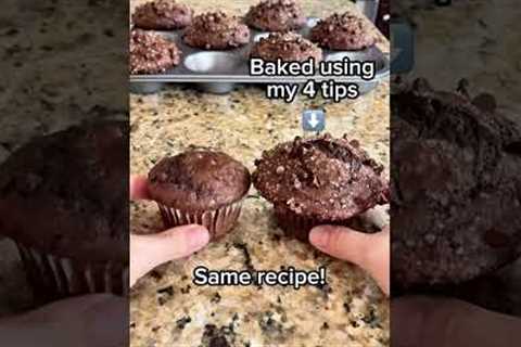 Bakery Style Muffin Tips! (Read Description)
