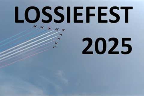 RAF Lossiemouth Red Arrows Typhoon displays June 7th 2025 Lossiefest friends and family day