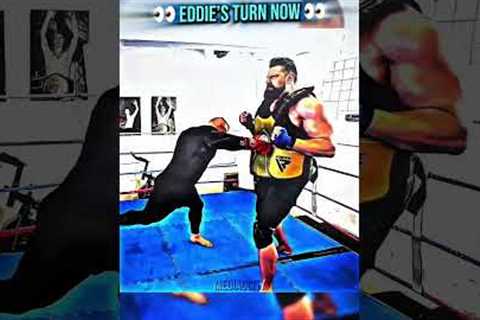 Eddie Hall vs Dutch Giant 🔥 #shorts #boxing #savage #trending