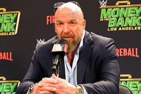 Triple H on R-Truth WWE Return, Wrestlemania 42, AAA & More! | WWE MITB 2025 Press Conference