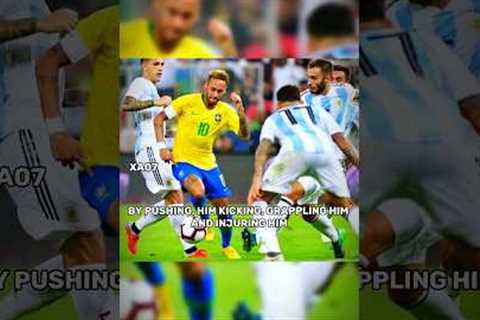 Neymar Jr Destroyed Prime Argentina'l🥶☠️ #shorts #ronaldo #messi #shortsvideo