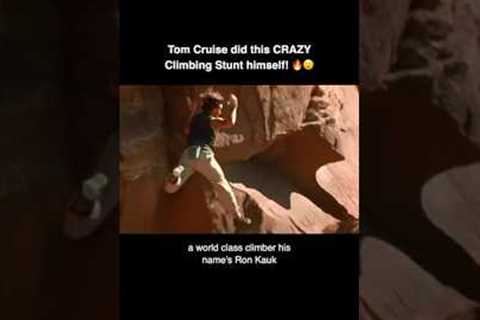 🔥😮 Tom Cruise's INSANE Rock Climbing Stunt for Mission Impossible 2!