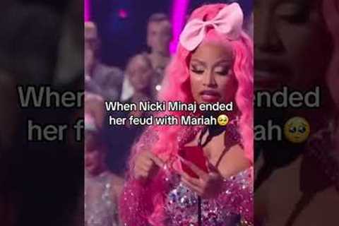 When Nicki Minaj ended her feud with Mariah #shorts #celebrities #arianagrande #edit #singer