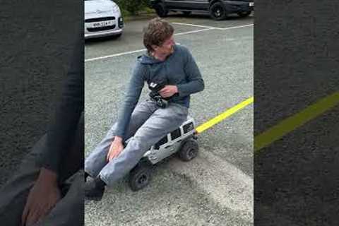 Toy Car Pulls Lamborghini