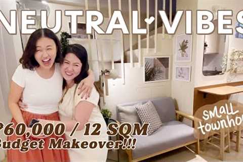Transforming this Small Townhouse for ₱60,000!!☕️ // Neutral Design Budget Makeover🤎 // by Elle Uy