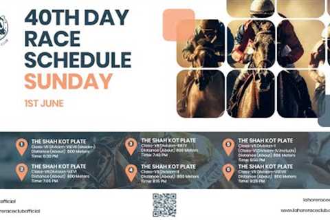 LRC Live  - 41th Day Lahore Winter Meeting 2024-2025 | June 9, 2025 #horse #race #horserace