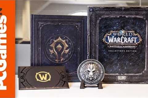 World of Warcraft: Battle for Azeroth Collector's Edition unboxing