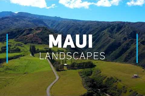 Maui Landscapes by drone, Hawaii - 4K Aerial Views of Paradise 🌺
