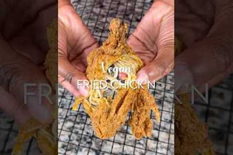 #VEGAN Southern Fried Chick’n. 🌱 #recipe #plantbased #food