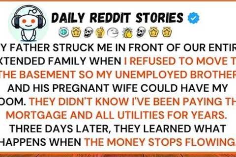 My Parents Slapped Me At Our Family Reunion For Refusing To Give Up My Room To My Newly Married...