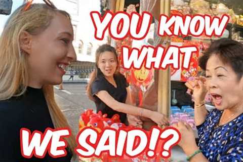 “Did you just say…” Catching people in 4 languages, wait until you see their reactions