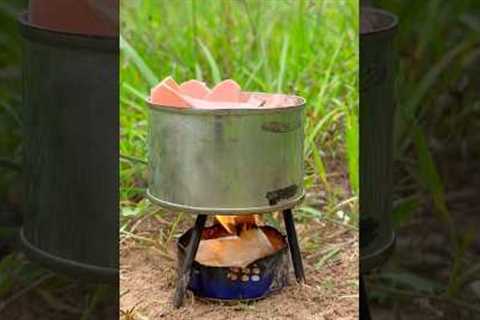 Survival Skills: The guy Show Easy Tips Save Soap And Water in The Forest #survival #camping