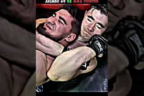 🔥💪AKIMBO 69 MMA FIGHT[ARMWRESTLER]#trending #sports