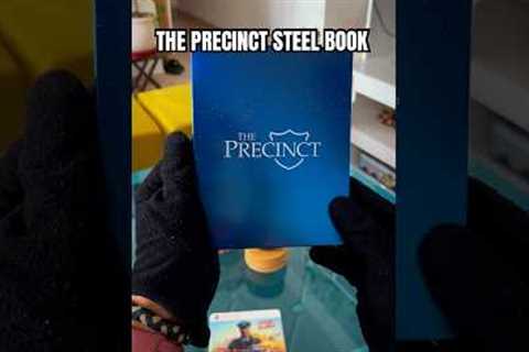Unboxing the Steel book edition of #theprecinct on #ps5pro #ps5 #playstation5 #shorts #goty #gaming