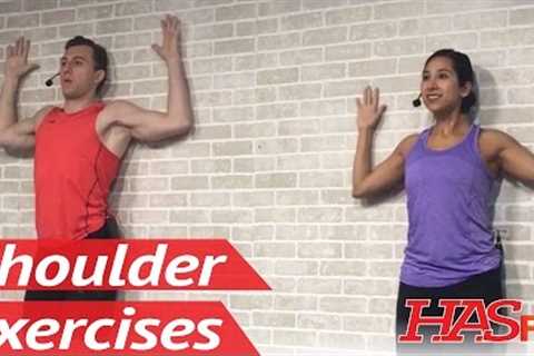 20 Min Shoulder Stretching & Strengthening for Pain Relief - Shoulder Pain Exercises Stretches
