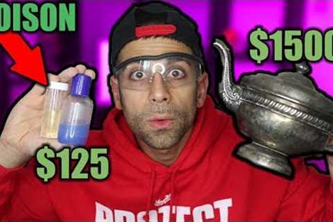 I got POISON in my DARK WEB MYSTERY BOX | $1500 DARK WEB MYSTERY BOX VS $125 BOX UNBOXING!