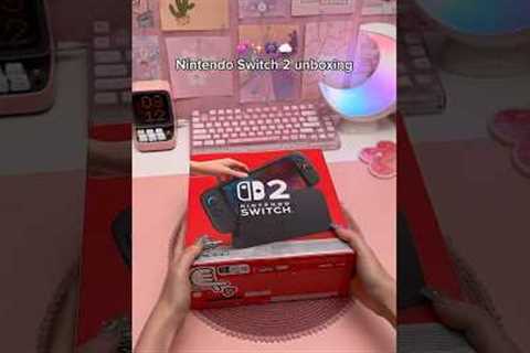 Nintendo Switch 2 Unboxing 😍🎮 Cozy gaming