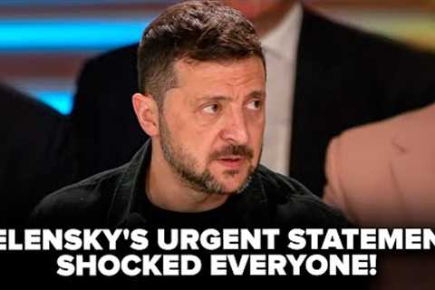 💥Zelensky Made a NEW Shocking Statement About the War in Ukraine! The Audience Fell Silent